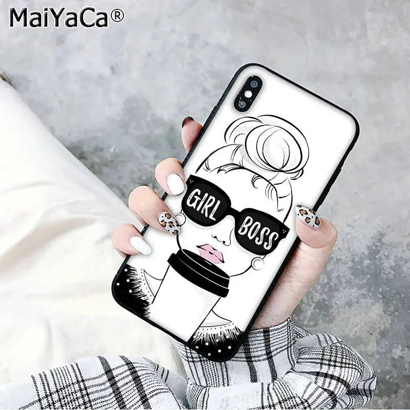 MaiYaCa I'm bad girl сука Красочный милый чехол для телефона iPhone 11 pro XS MAX 8 7 6 6S Plus X 5 5S SE XR чехол