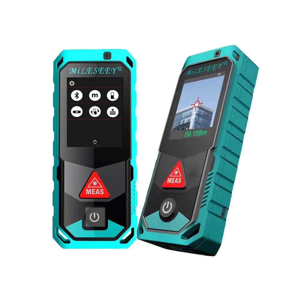 

T7 40M 60M 80M 100M Bluetooth Laser Rangefinder with Rotary Touch Screen Laser Meter Point Finder