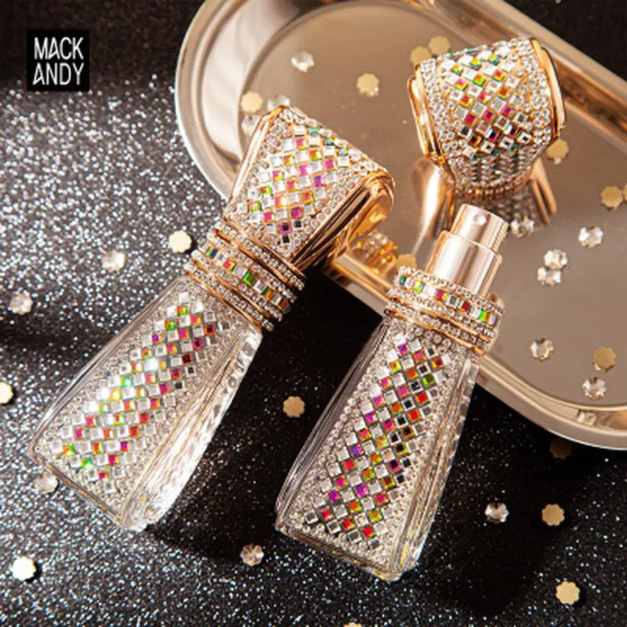 

25ml Lady Sweetheart Fragrant Crystal Diamond Perfume Light Fragrance Lasting Body Spray Lady Glass Bottle Perfume