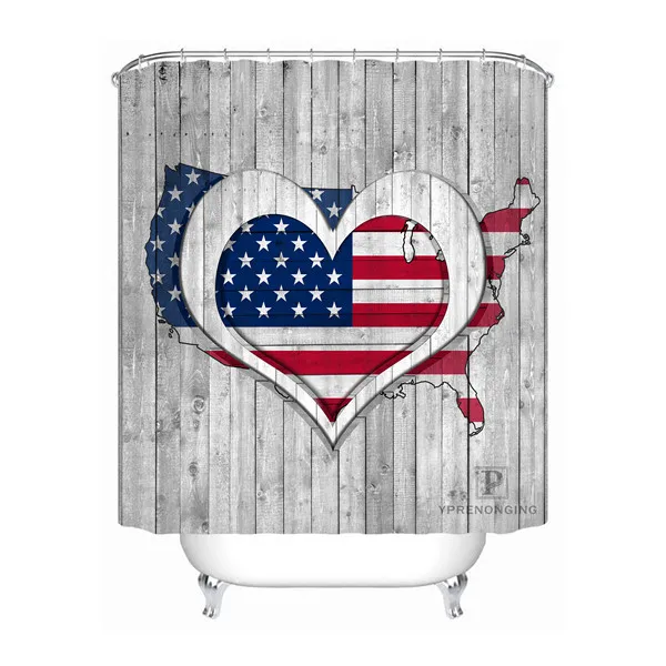 Shower Curtain Пользовательские American Eagle Ванная комната приемлемым душ Шторы полиэфирной ткани Ванная комната Шторы#180320-01-195 - Цвет: Shower Curtain