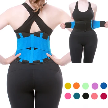 

Waist Spine Lumbar Sport Support Brace Protector Belt Women Men Mesh Waist Training Belt GYM Fitness Orthopedic Corset XXL Y123