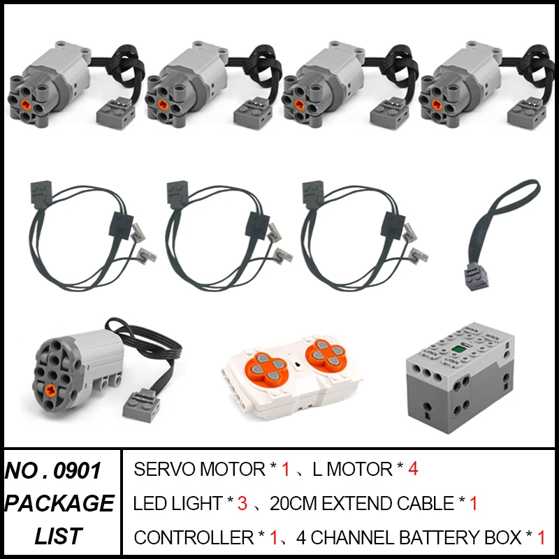 Lepinblocks função de potência motor compatível técnica