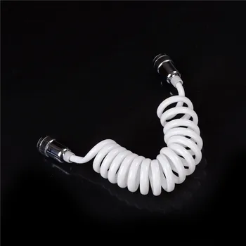 

New 2.0M Flexible Shower Hose For Toilet Bidet Shattaf Sprayer ABS Spring Telephone Line Design Hot Water Plumbing Hose