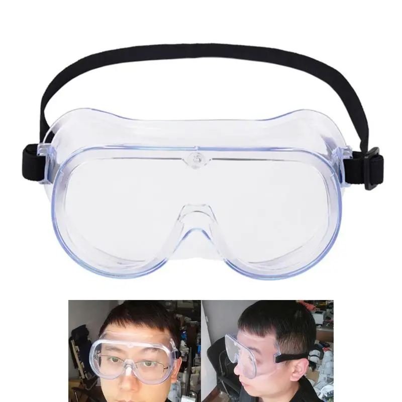 

Anti Fog Fully Enclosed Splash-proof Goggles Lab Safety High Impact Resistance Crystal Clear Heavy Duty Industrial New