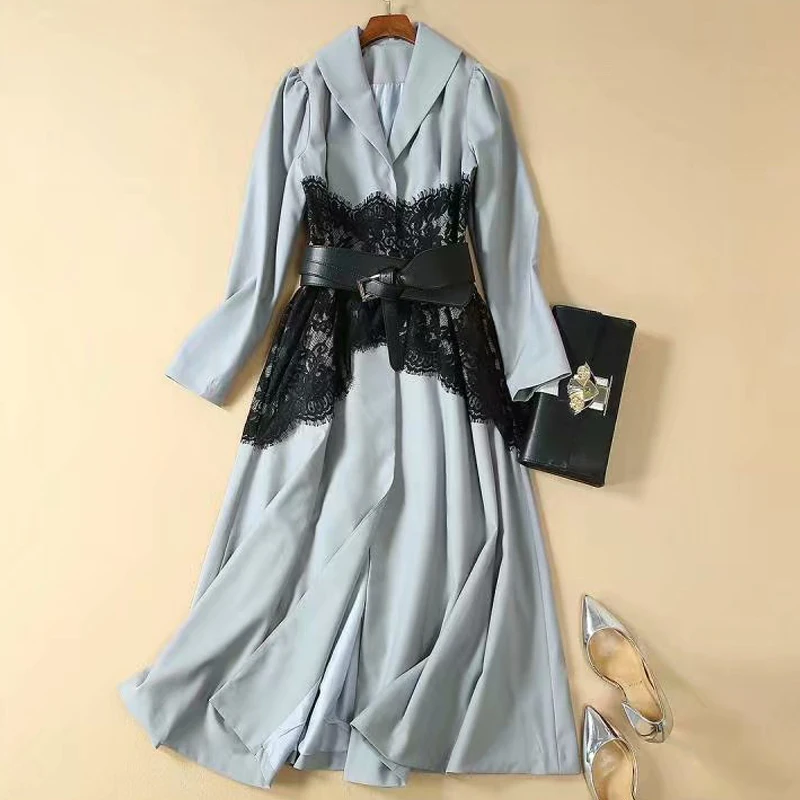 Most Buy GHOnl Long Dress Maxi High Quality Autumn New Women'S Fashion Workplace Party Vintage Elegant Chic Lace Stitching Long Sleeve Dresses Most Buy GHOnl Long Dress Maxi High Quality Autumn New Women'S Fashion Workplace Party Vintage Elegant Chic Lace Stitching Long Sleeve Dresses