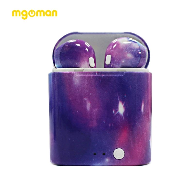 Mgoman Лидер продаж i7s TWS Bluetooth 5,0 наушники Auriculares беспроводной чехол для настоящей зарядки беспроводные стерео наушники Upgarde i7s - Цвет: i7mini2