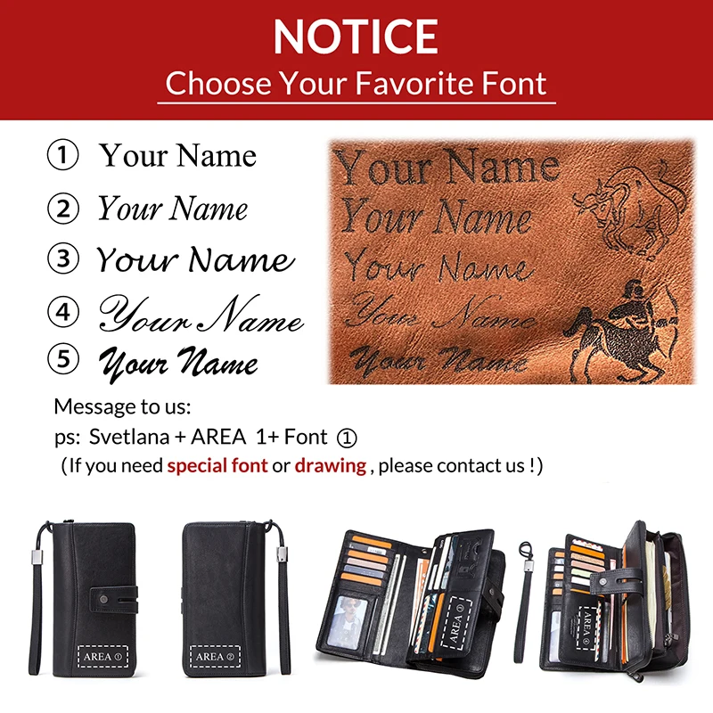 Contact's Genuine Leather Long Wallet Large Capacity Men Coin Purse Male Clutch Wallets Cell Phone Bag Portomonee Card Holder 6