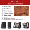 Contact's Genuine Leather Long Wallet Large Capacity Men Coin Purse Male Clutch Wallets Cell Phone Bag Portomonee Card Holder 6