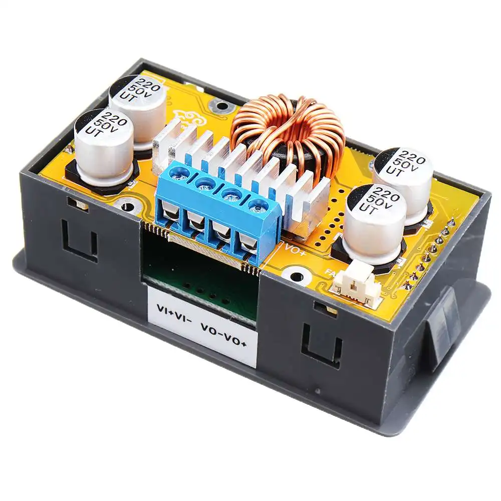 Dc-dc 6-32V до 0-32V 5A 160W lcd Цифровой Регулируемый понижающий блок питания регулятор напряжения Модуль преобразователя с вентилятором