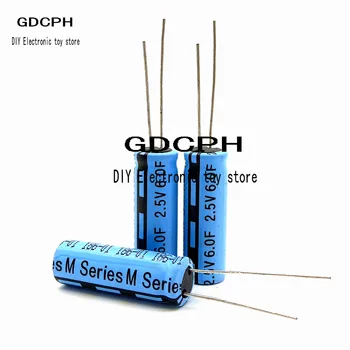 

12pcs 2.5v6.0f Faraday capacitor 10*30 M series winding supercapacitor