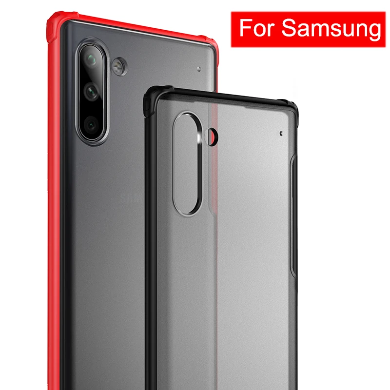 

Phone Case for Samsung Galaxy Note 10 S10 Plus S10e Cases Soft Transparent Back Cover for Samsung Note10 Note10Plus Anti-knock