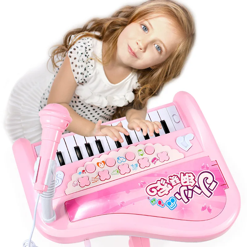 

Multi-functional Learning Electronic Keyboard Preschool Sound ENLIGHTEN with Microphone Sound And Light Educational ENLIGHTEN In