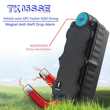 

Solar Sun Powered GPS Tracker TK05SSE Add Waterproof Powerful Magnet With 5000mAh Rechargeable Removable Battery GPS Locator