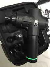 Pantalla LCD masaje arma profundo masajeador muscular dolor muscular cuerpo masaje de cuello ejercicio de relajación adelgazar la alivio del dolor