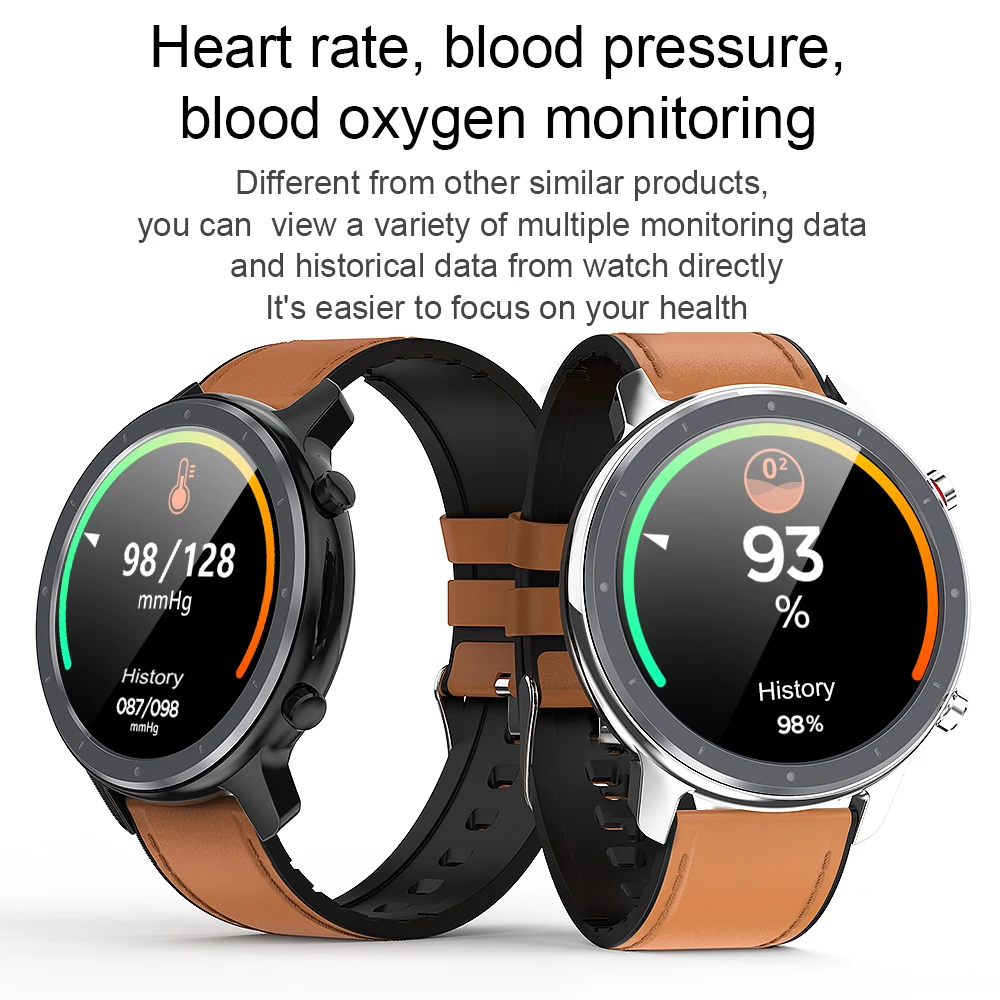 2020 L11 Смарт часы Для мужчин ECG + PPG сердечного ритма крови Давление монитор IP68