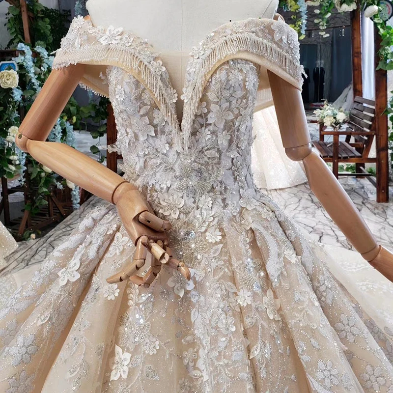 HTL762 бальное платье, свадебное платье с лифом с сердечками и короткими рукавами, кружевное свадебное платье на спине, роскошное платье для свадьбы