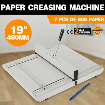

Manual Creasing Machine 18.9 ’’ 480mm Tool for Creasing Machine for Paper with Magnetic Anti-Return for A3 Paper