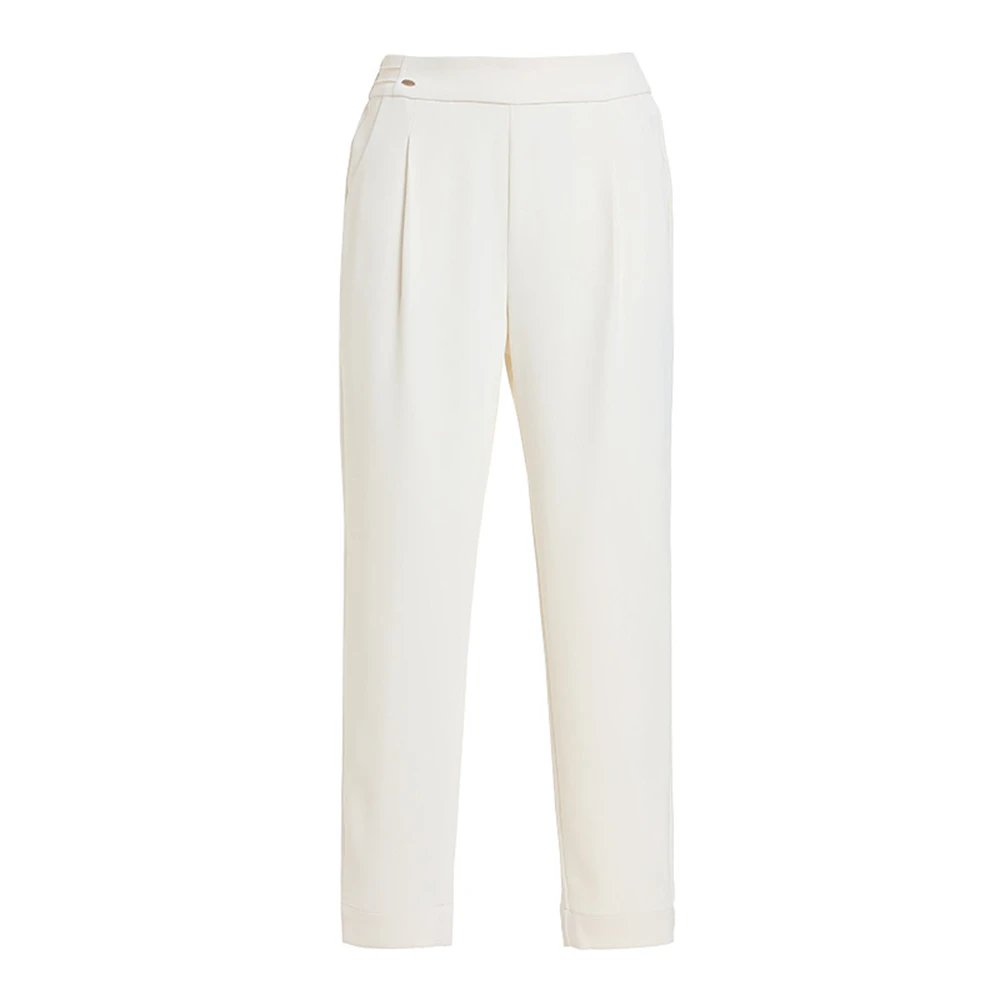 

Gowani High Waist Pants Women Office Wear Autumn Summer Front Pleated Skinny Blue/ Black/ White Pants