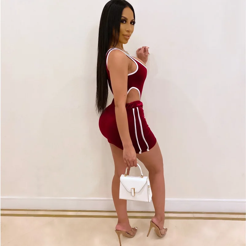 New Bodysuits+Skirts Suits Sexy Hollow Out Two Piece Set Night Club Sexy Night arty Streetwear Bodycon 2020 Spring Outfits New Bodysuits+Skirts Suits Sexy Hollow Out Two Piece Set Night Club Sexy Night arty Streetwear Bodycon 2020 Spring Outfits