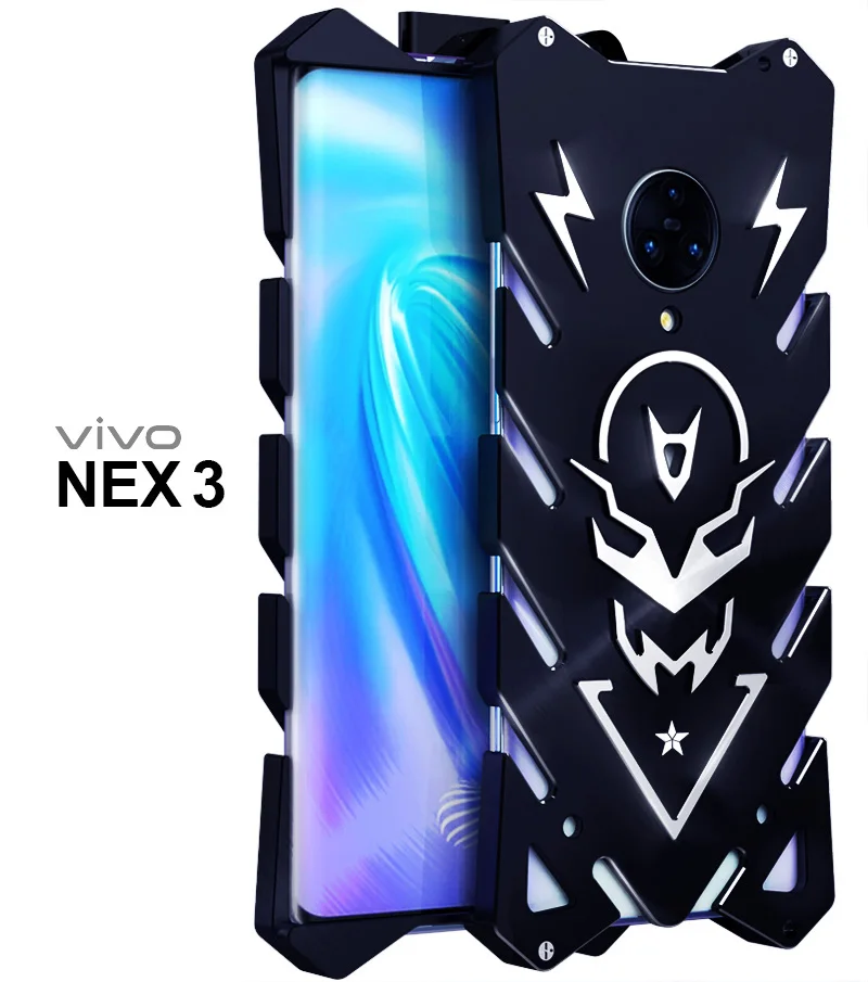 Чехол Vivo NEX 3 для 6 89 дюйма новый сверхмощный цельнометаллический алюминиевый