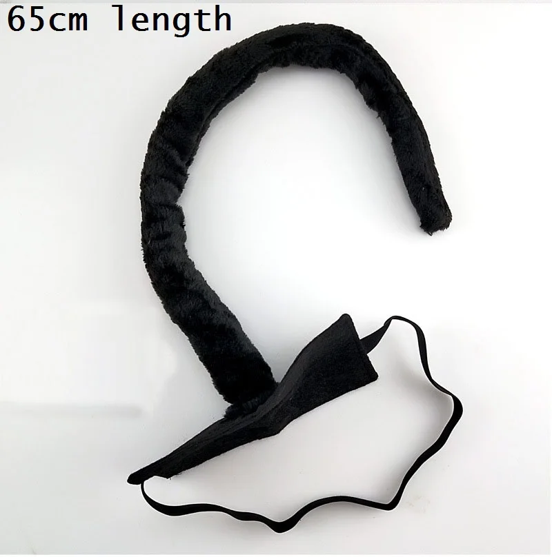 DIY женщины девочка дети аниме сексуальный плюшевый длинный Лисий кот хвост