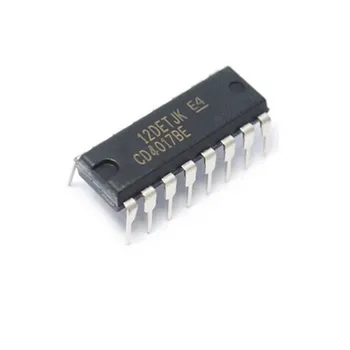 

10pcs/lot CD4017 CD4017B DIP-16 CD4017BE DIP 4017 IC new original free shipping 11 orders