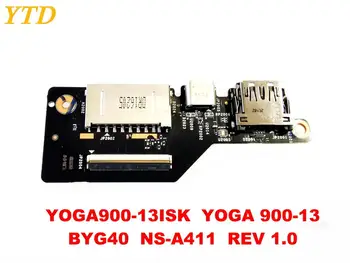 Oryginalny dla Lenovo Yoga 900-13ISK Yoga 900-13 USB board YOGA 900-13 BYG40 NS-A411 REV 1 0 testowane dobra darmowa wysyłka tanie i dobre opinie yuntengda Pojedyncze Wewnętrzny