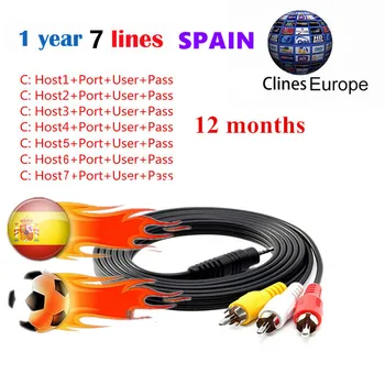 

Newest 2020 most stable cccams for Europe spain Satellite tv Receiver 7 lines WIFI FULL HD DVB-S2 Support Ccams