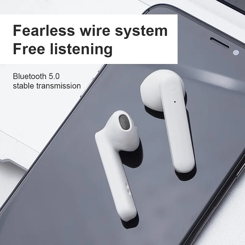 Free shipping Digital display wireless headset sports binaural touch portable charging box bluetooth headset smart