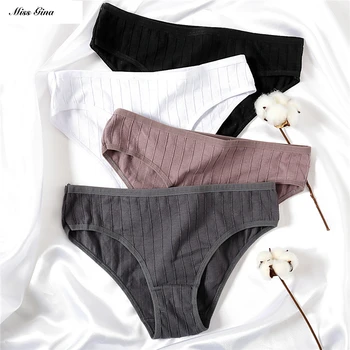 

Women's Underpants Sexy Lingerie Cotton G-String 3Pcs/lot Panty Comfort Thong Low-Rise Underwear Women String Ladies Intimate