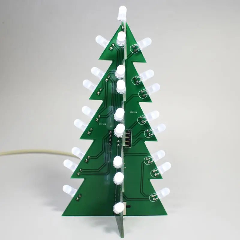 DIY мигающий Звездный эффект 3D светодиодный Рождественская елка украшения праздничный комплект украшений