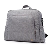 Soboba Solid Diaper Bag Fashion Waterproof Multi-functional Diaper Backpack Nursing Changing Bag for Baby Large Stylish Bag 1