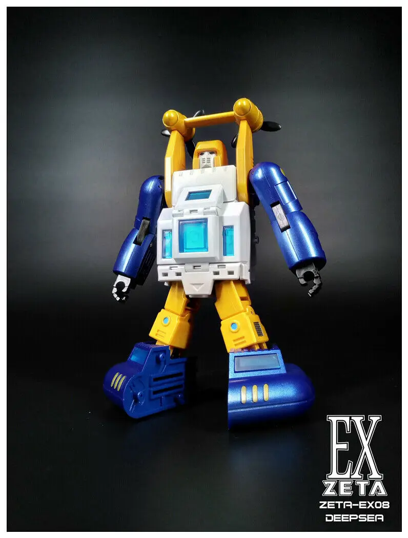 

New Transformation Toys Zeta EX-08 Deepsea G1 Seaspray Metallic color figure