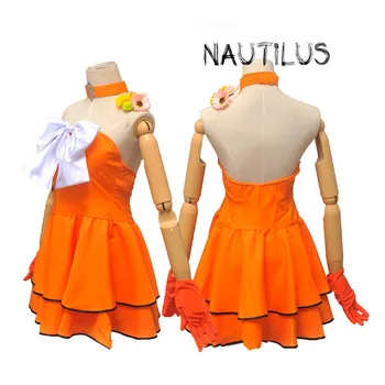 

Game Fate/Grand Order Fujimaru Ritsuka Cosplay Costumes Cute Orange Lolita Dress Female Role Paly Clothing Custom-Make Any Size