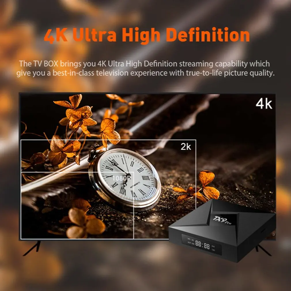 Android 7.1 TX9 pro Octa Core 3+32GB Doble Wi-Fi 1080p 4K 4.1 Tv-Box Entertainment Media Player Set-Top Box