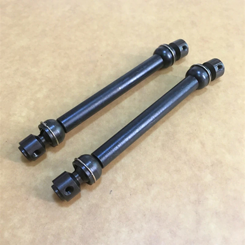2pcs Stainless Steel Universal Drive Shaft Transmission 112-152mm For 1/10 D90 RC4WD SCX10 RC Crawler Car Part Accessories