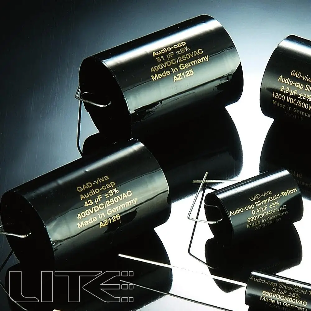 

2pcs German GAD-viva audio-cap 400v51uf foil fever audio axial capacitor 51uf/400v All models are available gad 51uf 400v