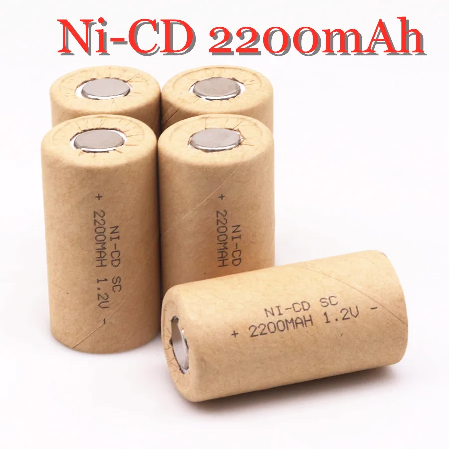 Ni-mh SC2200mAh Ni-MH SC2.2Ah аккумуляторная батарея для электроинструмента уровень разряда