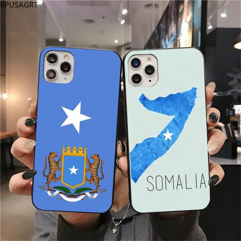iphone 7 plus case Somali Somalia National Flag Coat Of Arms Phone Case for iphone 12 pro max 11 pro XS MAX 8 7 6 6S Plus X 5S SE 2020 XR case iphone 7 silicone case