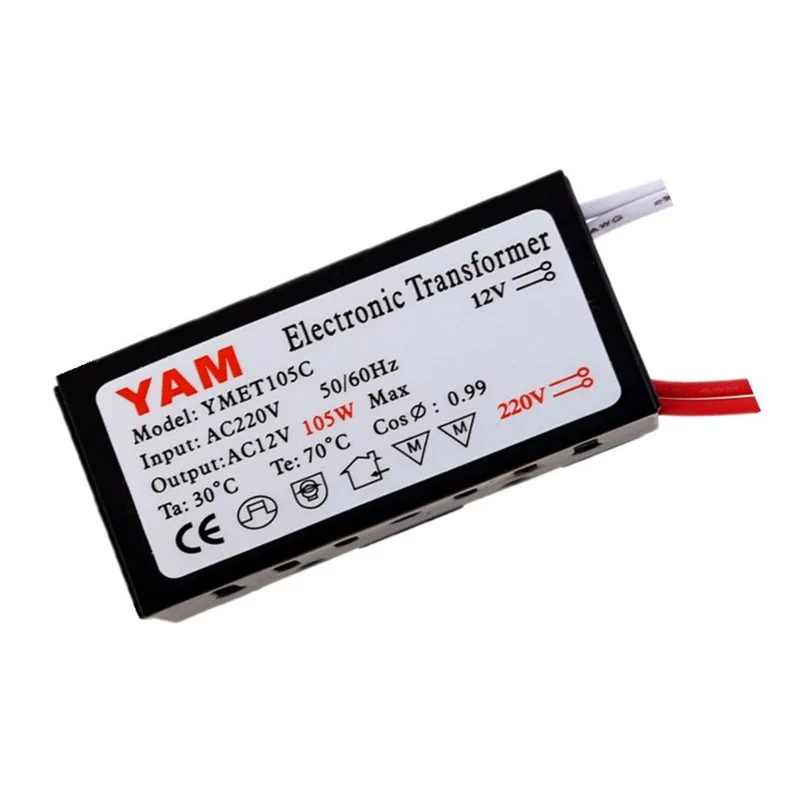 AC110V AC220V Electronic Transformer for G4 Halogen Lamps 20-250W LED Lamp Driver Power Supply Converter with AC12V Out 10pcs 100% new lowest price led electronic transformer driver converter 50w 12v f led lamp bulb light fedex fast ree shipping