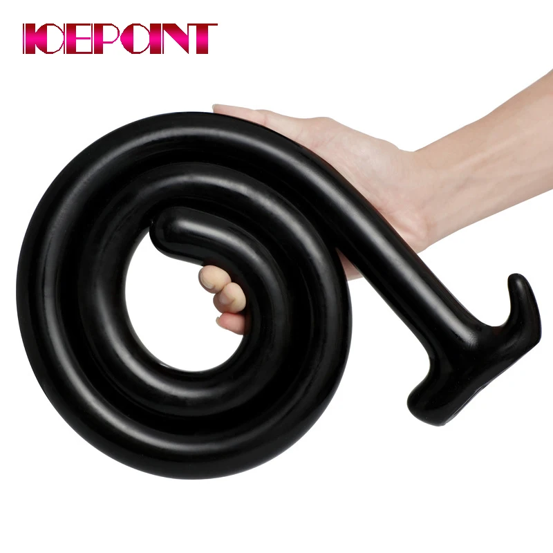 100cm Long Anal Plug Dildo Anal Expander Adult Sex Toys for Women Massgaer Anus Dilator Anal Beads G-spot Clit Stimulator