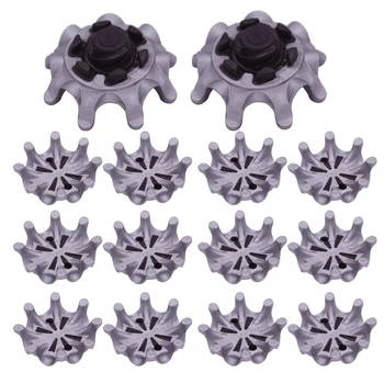 

18pcs Golf shoes soft Spikes Pins 1/4 Turn Fast Twist Shoe Spikes Replacement Set golf training aids