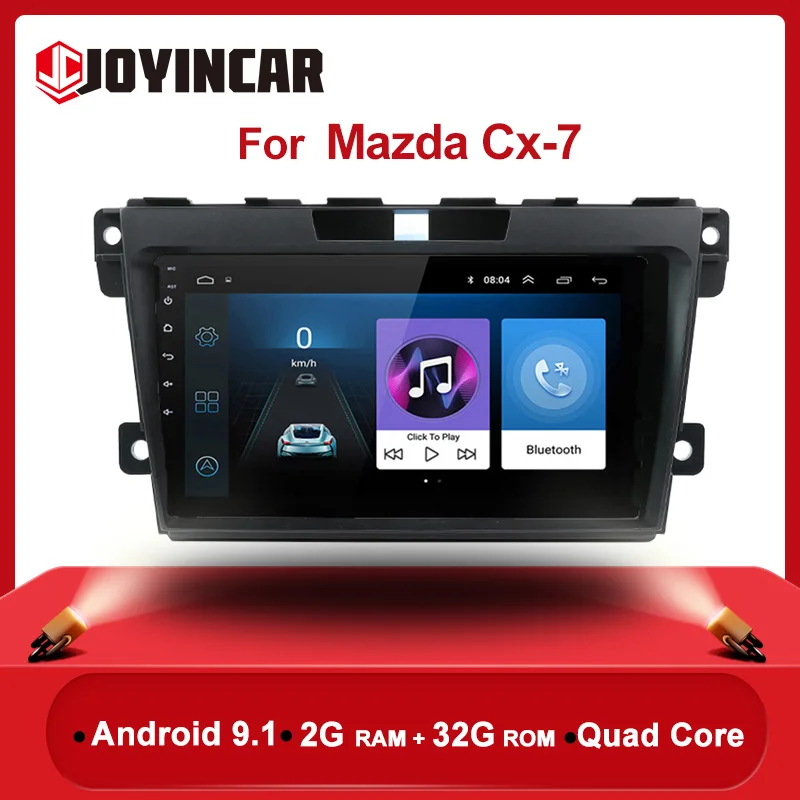 2 din Android 9 1 автомобильное радио GPS Navi для Mazda Cx 7 cx7 cx 2008 2009 2010 2011 2012 2015 &quotHD Авто стерео