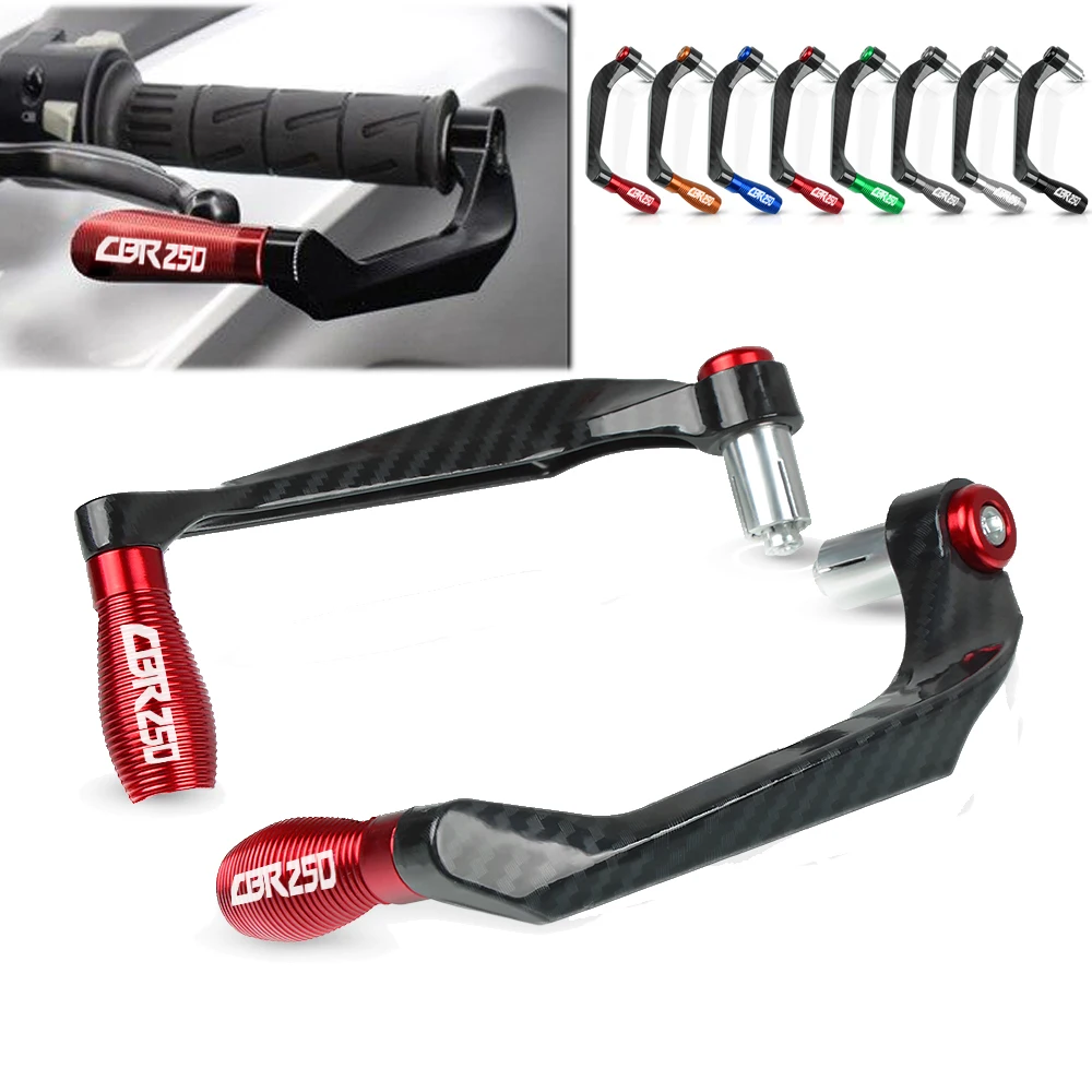 

Motorcycle 7/8" 22mm Handlebar Grips Guard Brake Clutch Levers Guard Protector For Honda CBR250 CBR 250 1988-1994 1990 1991