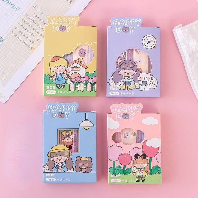 Skin Patch Cartoon Animal Mouse Pattern Band Aid Sports First Aid Kit Portable Adhesive Bandage Wound Dressing Tape