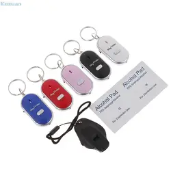 1 Pc Key Finder Anti-Lost Whistle Sensors Keychain Tracker LED Whistle Claps Locator Portable Personal GPS Locator Accessories