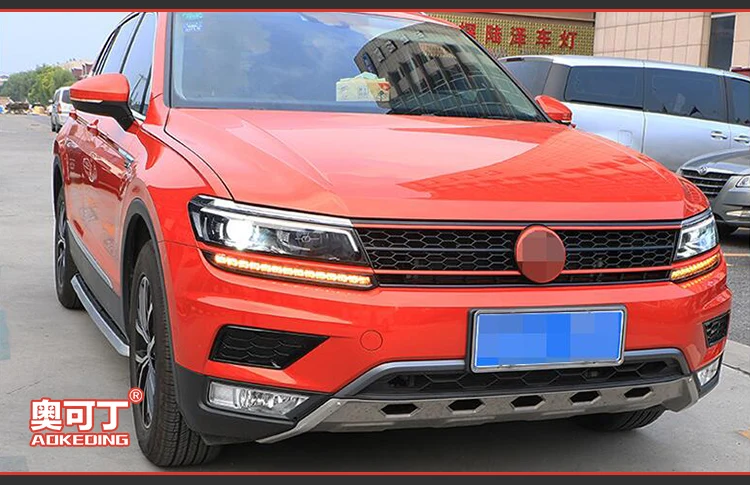 Фары для автомобиля VW- Nieuwe Tiguan L DRL дневные ходовые огни Светодиодный Биксеноновая лампа Противотуманные фары автомобильные аксессуары