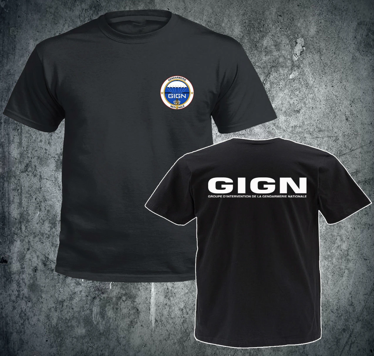 

2019 Hot sale Fashion Inspired Gign Gendarmerie Nationale Men's Design T Shirt Tee shirt