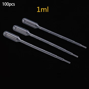 

1/2/3/5/10ml Liquid Drop Dropper Strong Suction With Scale Lightweight Plastic Experiment Use Graduated Pipettes Lab Supplies
