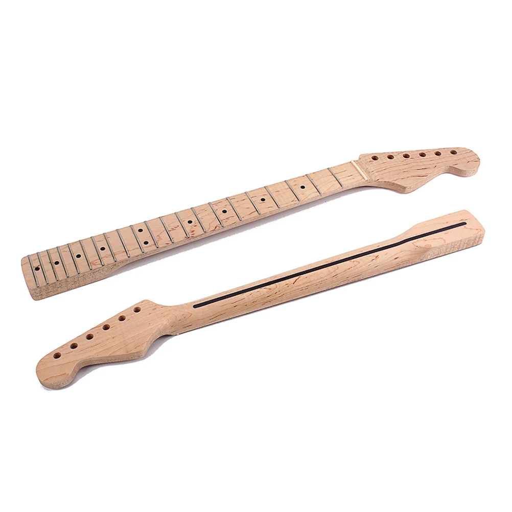

Guitar Neck 21 Fret Maple Natural Glossy Guitar Neck Guitar Parts for Musical Instrument
